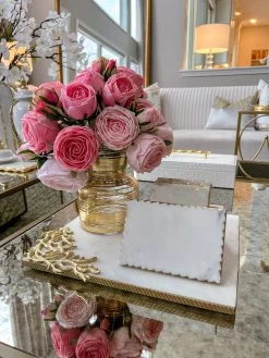 Rectangular Marble Tray With Metal Gold Branch Details -Home Essentials Shop IMG 2628 new 1