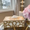 Wood Gold And White Tissue Box Cover -Home Essentials Shop IMG 2741 new