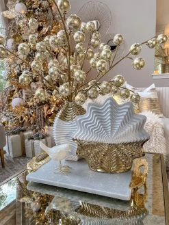 White And Gold Star Dimensional Vase -Home Essentials Shop IMG 2787 new 1