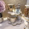 White Marble Flower Shaped Cake Stand (2 Colors) -Home Essentials Shop IMG 2882 1 new 1