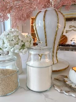 Round Airtight Glass Canister (2 Sizes) -Home Essentials Shop IMG 3012 b478bac5 fe6e 46f4 9a0f bdeae6ee2770 new