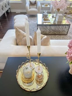 Round Decorative Mirrored Tray With Gold Circle Details -Home Essentials Shop IMG 3033 new 1