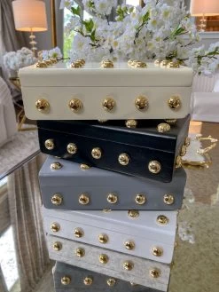 Studded Decorative Wood Boxes (4 Colors) -Home Essentials Shop IMG 3042 f6e72bdd 170f 4b45 b32d 31b10a635912 new
