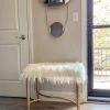 Gold Metal Stool With Faux Fur -Home Essentials Shop IMG 3049 new
