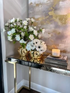 Gold Metal Studded Vase (2 Sizes) -Home Essentials Shop IMG 3107 392264eb 97b8 4eba 8132 10b8148ecc94 new