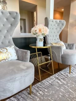 White Ceramic Vase With Stunning Gold Floral Detailed Center -Home Essentials Shop IMG 3257 d5d20846 24e2 4feb 8e19 a90467f88576 new