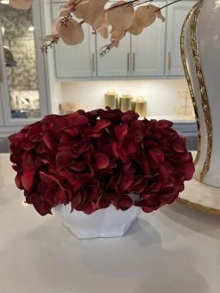 30" Burgundy Hydrangea Stem