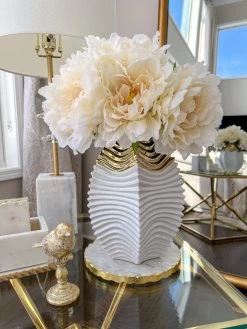 Round Marble Trivet With Gold Edge (2 Sizes) 14 Round Marble Trivet With Gold Edge (2 Sizes) -Home Essentials Shop IMG 4096 2