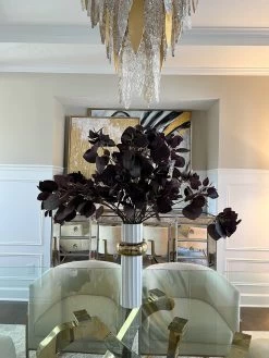 31" Dark Plum Flat Leaf Eucalyptus Stem -Home Essentials Shop IMG 4169 new