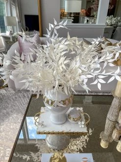 White Ceramic Ginger Jar With Stunning Gold Chain Details (3 Sizes) 17 White Ceramic Ginger Jar With Stunning Gold Chain Details (3 Sizes) -Home Essentials Shop IMG 4645 new 1