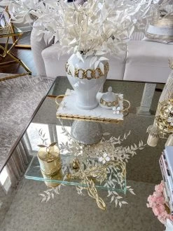 Rectangular Glass Tray From The White Jeweled Flower Collection -Home Essentials Shop IMG 4964 new