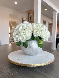 8.5" White Rose Bouquet