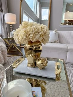 Gold Hexagon Ginger Jar (2 Sizes) -Home Essentials Shop IMG 5205 new