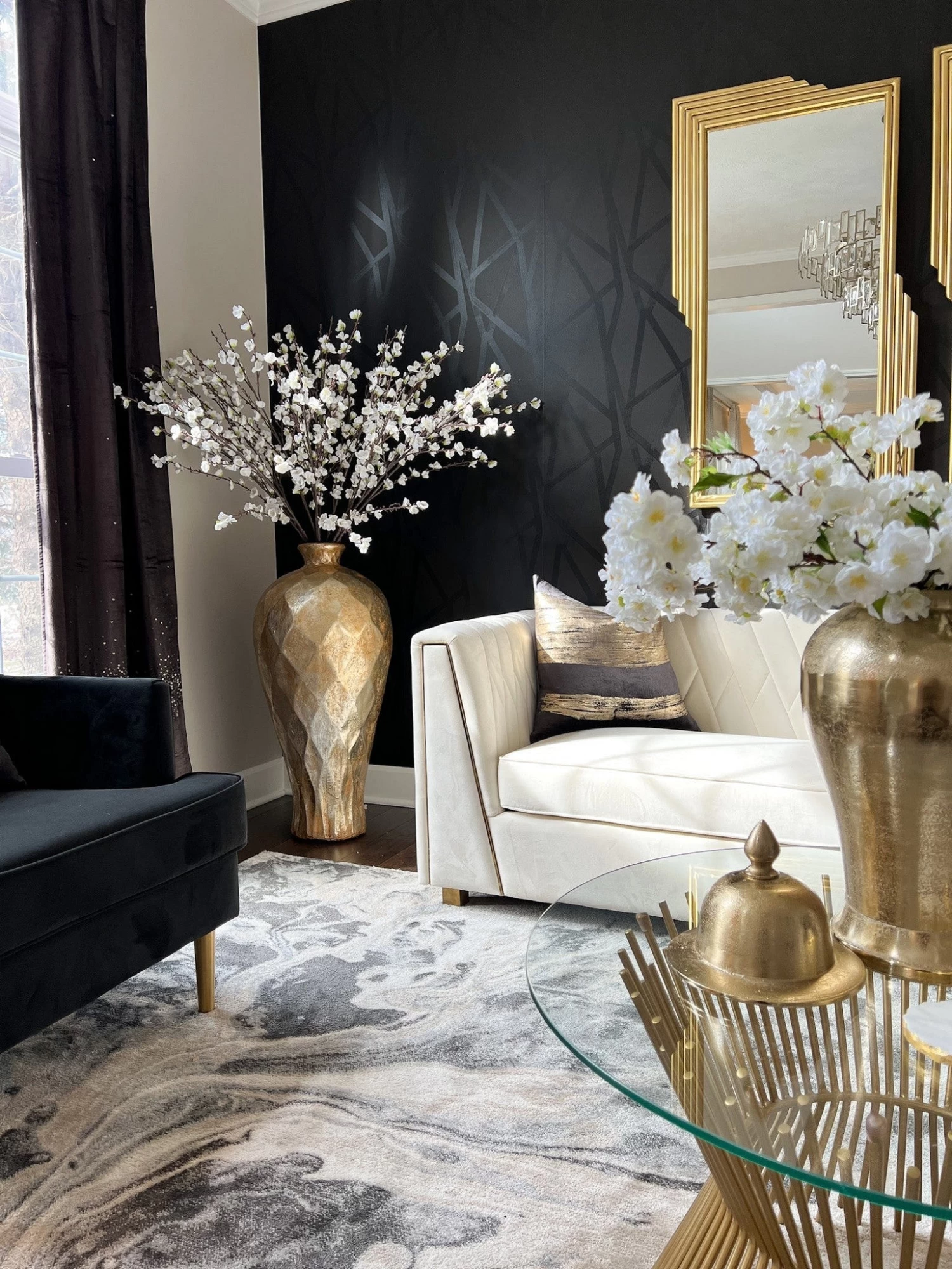 50" Tall Cherry Blossom Stem (2 Colors) 3 50" Tall Cherry Blossom Stem (2 Colors)