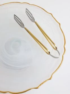 White Alabaster Cake Stand With Gold Trim -Home Essentials Shop IMG 5801 53c6333d b092 47ea 870b 5e859fd96235 new