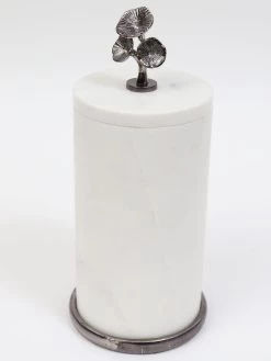 Marble Canisters With Floral Design Lid (2 Colors, 3 Sizes) 24 Marble Canisters With Floral Design Lid (2 Colors, 3 Sizes) -Home Essentials Shop IMG 6107 new