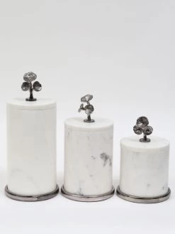 Marble Canisters With Floral Design Lid (2 Colors, 3 Sizes) 21 Marble Canisters With Floral Design Lid (2 Colors, 3 Sizes) -Home Essentials Shop IMG 6117 new