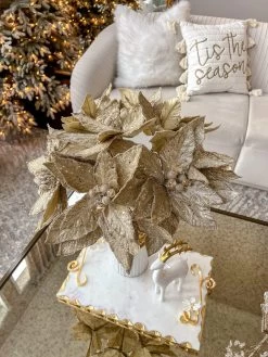 Large Rectangular Marble Tray With Intricately Detailed Gold Handles From The White Jeweled Flower Collection -Home Essentials Shop IMG 6288 26fe055b b15d 4f28 95ed dd29ed802ce0 new