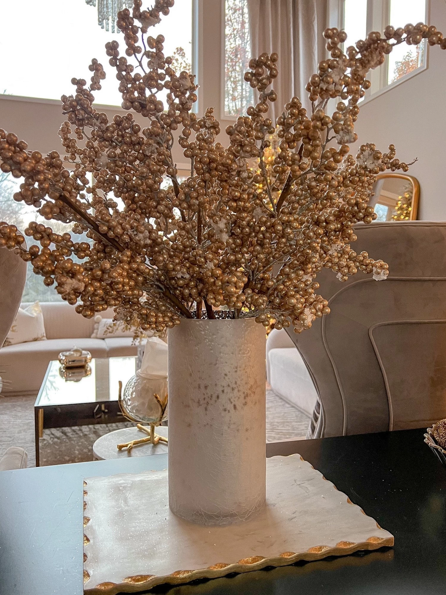 Crackled Glass Vase (2 Styles) 5 Crackled Glass Vase (2 Styles) - Image 3