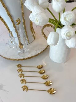 Set Of 6 Gold Crescent Moon & Stars Utensils (2 Styles) -Home Essentials Shop IMG 6948 new