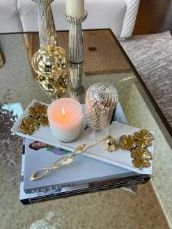 White Ceramic Tray With Stunning Gold Flower Design 10 White Ceramic Tray With Stunning Gold Flower Design -Home Essentials Shop IMG 6987 new