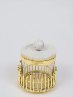 Glass Canisters With Gold Linear Details (3 Sizes) 17 Glass Canisters With Gold Linear Details (3 Sizes) -Home Essentials Shop IMG 7304 bcbaf788 b629 4859 b227 b928959a3b28 new