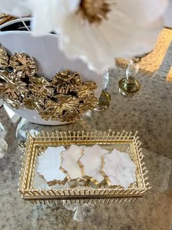 Coaster Tray With Gold Linear Design -Home Essentials Shop IMG 7635 new 1