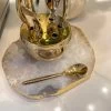Gold Oval Holder With Hammered Utensils (2 Styles) 1 Gold Oval Holder With Hammered Utensils (2 Styles) -Home Essentials Shop IMG 7772 new