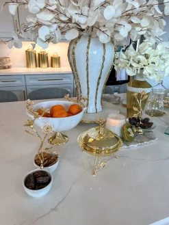 2 Section Porcelain Dish From The Celine Flower Collection -Home Essentials Shop IMG 7820 94e0a4ab 929c 4c74 9b9c 41f2211249b5 new