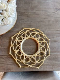 Gold Lattice Charger/Wreath