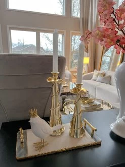 Set Of 2 Birds With Gold Crowns -Home Essentials Shop IMG 8010