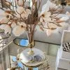 Glass Vase On Gold Base From The Hydrangea Collection -Home Essentials Shop IMG 8352 d66251ac 75c7 497a b02b 1fc9e90ab42f new