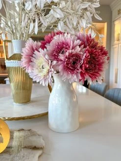 13.5" Pink And White Daisy Bundle