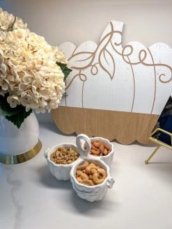 White 3 Section Pumpkin Detailed Dish -Home Essentials Shop IMG 8869 new
