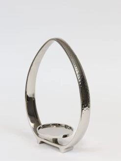 Silver Teardrop Candle Holders (2 Sizes) -Home Essentials Shop IMG 8970 new