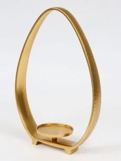 Gold Teardrop Candle Holders (2 Sizes) -Home Essentials Shop IMG 8971 new