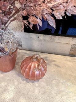 Pink Glass Pumpkin -Home Essentials Shop IMG 9017 fc0e801a 1bbd 480b a1d4 9768a622854d new