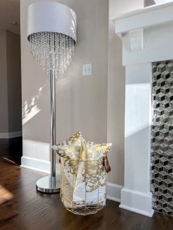 Gold Metal Storage Basket (3 Sizes)