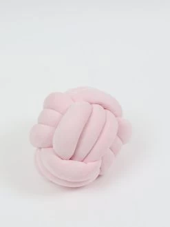Soft Pink Velvet Knot Pillow (3 Sizes) -Home Essentials Shop IMG 9502 new