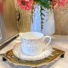 Bone China Gold & White Dotted Cup & Saucer -Home Essentials Shop IMG 9540 new 1