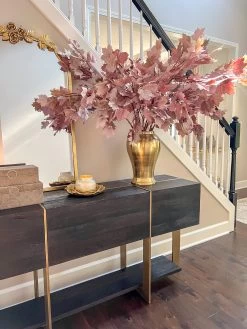 41" Mauve Maple Leaf Stem