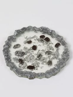 Stone Resin Coffee Bean Coaster (2 Colors) -Home Essentials Shop IMG 9960 new