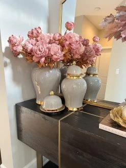 Two-Tone Ginger Jar (2 Colors, 2 Sizes) -Home Essentials Shop IMG 9984