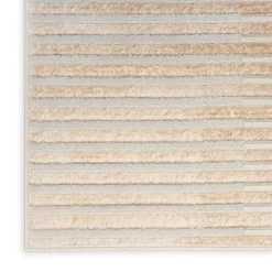 Inspire Me! Home Décor Brushstrokes Area Rug - Beige Silver -Home Essentials Shop cybicxozwnkejexbejxw