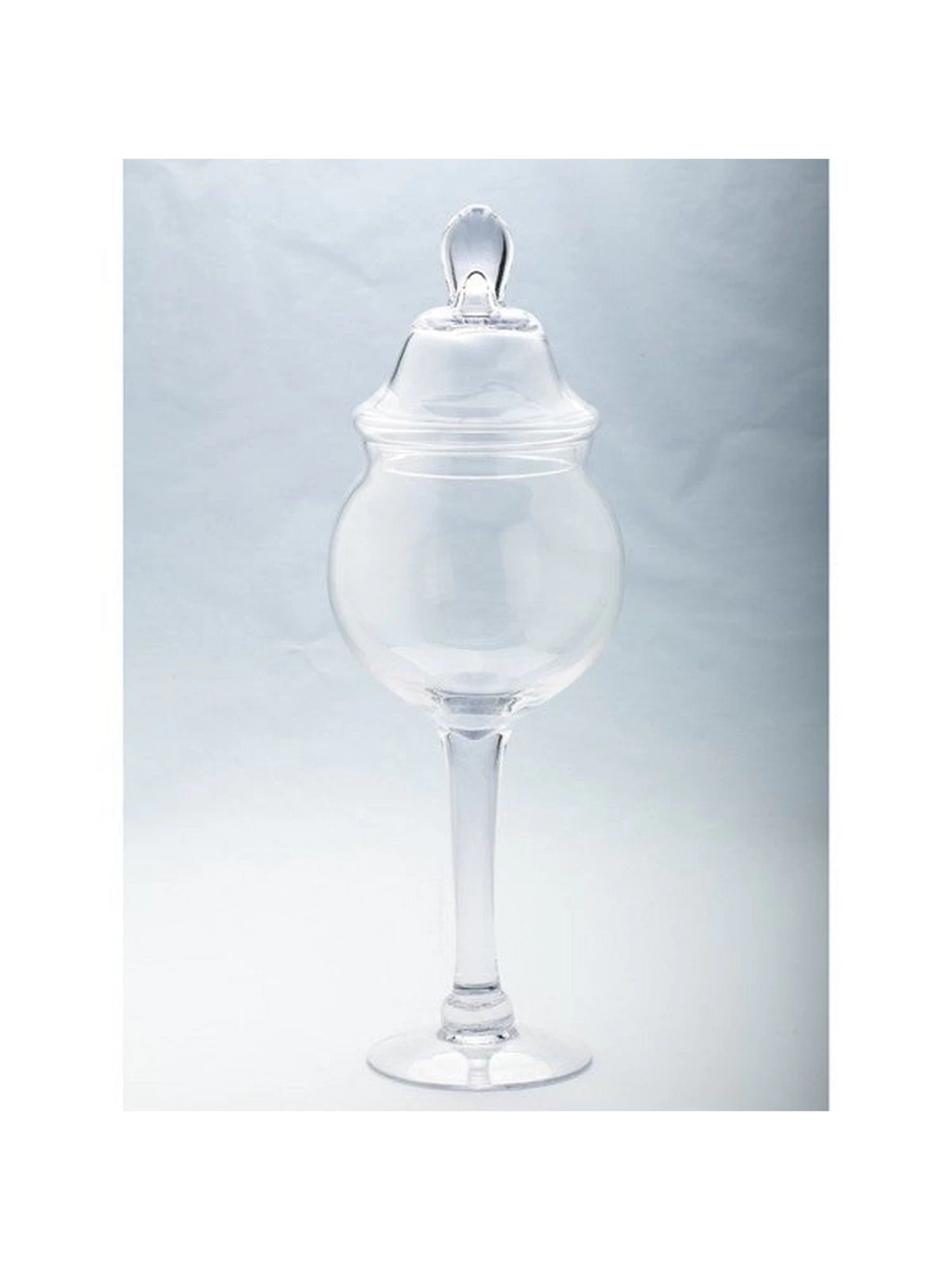 Glass Stem Jar (2 Sizes) 6 Glass Stem Jar (2 Sizes) - Image 4