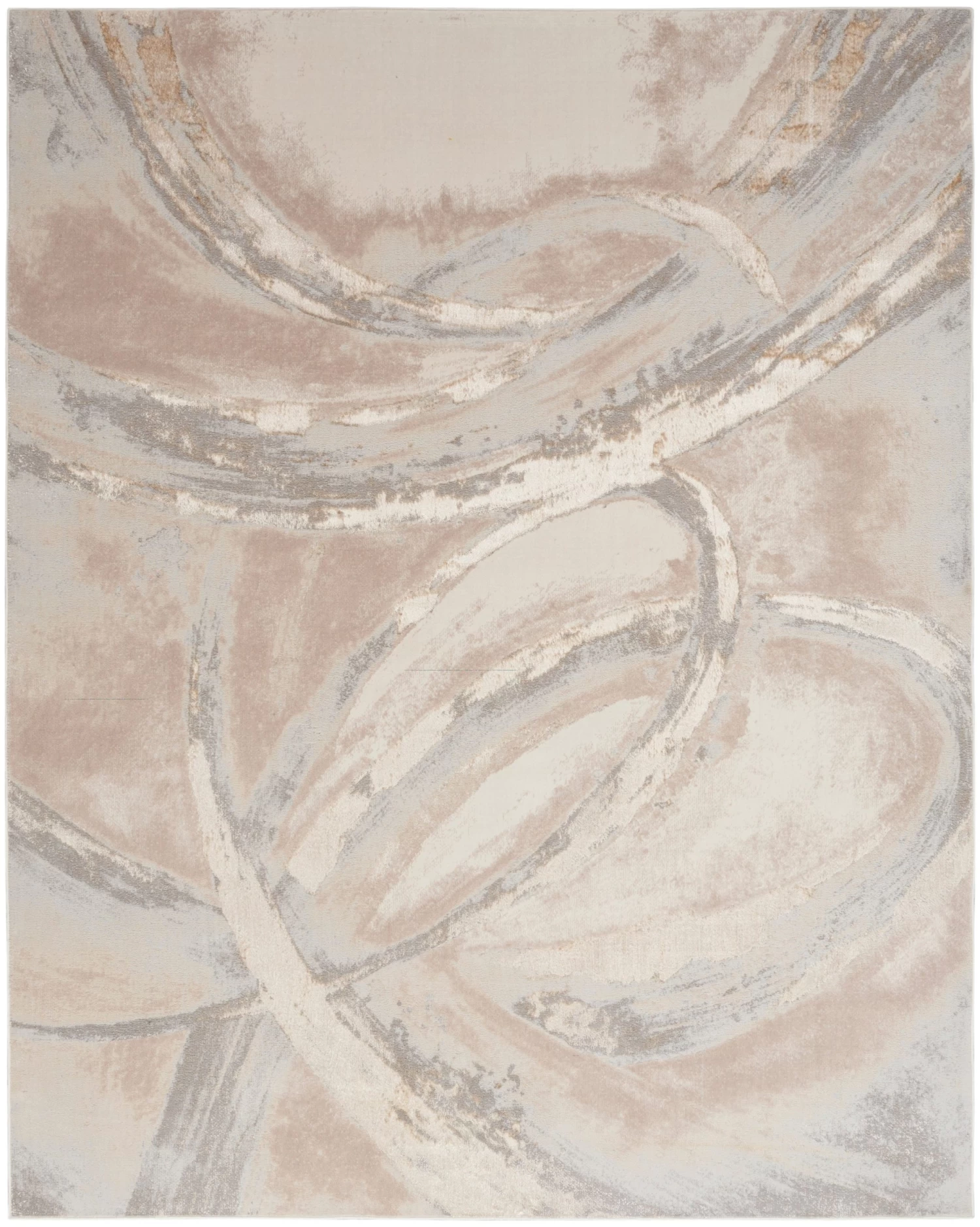 Inspire Me! Home Décor Brushstrokes Area Rug - Beige/Grey 3 Inspire Me! Home Décor Brushstrokes Area Rug - Beige/Grey