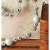 6' Silver Glass Bead Garland -Home Essentials Shop garlandbeads new