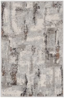 Elation Area Rug - Grey Ivory Style 1