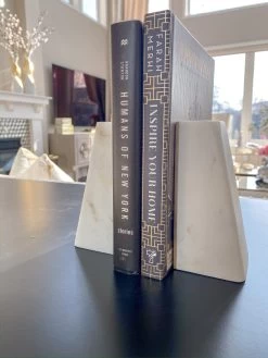 Marble Bookends