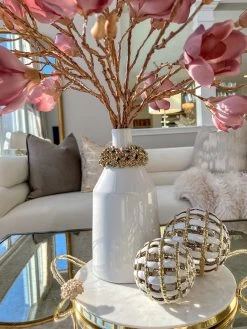 White Vase From The Hydrangea Collection -Home Essentials Shop image 041964f1 0601 48a3 b8df 1fe8190ee5cd new 1